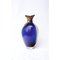 Blue and Amber Sculpted Blown Glass Vase by Pia Wüstenberg for Forma 2