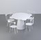 White Lacquered Wood Donald Table by Chapel Petrassi for Design M 4