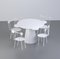White Lacquered Wood Donald Table by Chapel Petrassi for Design M, Image 4