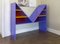 Violet Lacquered Wood Bikini Bookcase by Chapel Petrassi for Design M 2