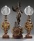 19th Century Mantelpiece Set by Hippolyte Moreau, Set of 3, Image 7