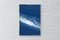 Orilla arenosa con estampado de cianotipo náutico sobre papel de acuarela, Beach Coast, 2021, Imagen 4