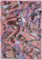 Gestes Brushstrokes Noirs sur Saumon, Peinture Abstraite sur Papier, Pastel Moderne, 2021 1