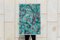 Gestes Brushstrokes Noirs sur Citron Vert, Peinture Abstraite sur Papier, Palette, 2021 5