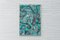 Schwarze Pinselstriche Gesten auf Grüner Limette, Abstrakte Malerei auf Papier, Palette, 2021 2