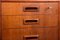 Danish Double Sided Teak Minister Desk by Gunni Omann for Omann Jun, 1960s, Image 7