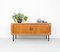 Low Teak Sideboard with Tambour Doors from Dyrlund, 1960s 9
