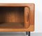 Low Teak Sideboard with Tambour Doors from Dyrlund, 1960s 7