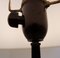 Lámpara de pie sueca vintage de vidrio y hierro de Erik Hoglund, Imagen 2