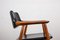 Danish Teak & Black Skai Model 43 Desk Chair by Erik Kirkegaard for Hong Stolfabrik, 1960s 16