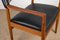 Danish Teak & Black Skai Model 43 Desk Chair by Erik Kirkegaard for Hong Stolfabrik, 1960s 10