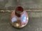 Vase mit Metall Ornament im Loetz Stil 2