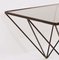 Tavolino da caffè in stile Paolo Peve in acciaio e vetro, anni '70, Immagine 5