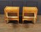 Vintage French Art Deco Cherrywood Bedside Cabinets, Set of 2 7