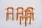 Mid-Century Modern Scandinavian Rustic Dining Chairs, Set of 4 3