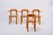 Mid-Century Modern Scandinavian Rustic Dining Chairs, Set of 4 2