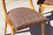Vintage Chairs in Solid Beech & Fabric, 1950s, France, Set of 2, Image 10
