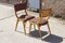 Vintage Chairs in Solid Beech & Fabric, 1950s, France, Set of 2 3