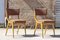 Vintage Chairs in Solid Beech & Fabric, 1950s, France, Set of 2 6