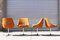 Swivel Space Age Chrome Steel & Fabric Chairs, 1960s, Germany, Set of 4 1