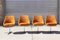 Swivel Space Age Chrome Steel & Fabric Chairs, 1960s, Germany, Set of 4 5