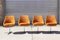 Swivel Space Age Chrome Steel & Fabric Chairs, 1960s, Germany, Set of 4, Image 5
