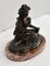 Bronze Patina Brune of Girl With Flowers, 20th Century 2