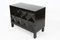 Small Black Stained Oak Sideboard or Bar Cabinet by De Coene, 1970s, Image 3