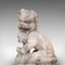 Paar, Antike Dekorative Fu Hunde, Chinesisch, Statue, Ornament, Viktorianisch, 1900, 2er Set 8