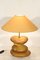 Lampada vintage a forma di sabbia gialla a rulli di François Chatain, Francia, anni '90, Immagine 1