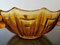 Vintage Orange Smoked Cut Glass Bowl, Image 3