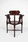 Asian Carved Inlaid Wood Armchairs, Early 20th Century, Set of 4 7
