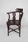 Asian Carved Inlaid Wood Armchairs, Early 20th Century, Set of 4 6