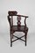 Asian Carved Inlaid Wood Armchairs, Early 20th Century, Set of 4 5