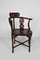 Asian Carved Inlaid Wood Armchairs, Early 20th Century, Set of 4, Image 5