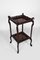 French Japonism Carved Wood & Lacquered Panels Side Table, 1880s, Image 2