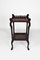 French Japonism Carved Wood & Lacquered Panels Side Table, 1880s 1