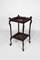 French Japonism Carved Wood & Lacquered Panels Side Table, 1880s 3