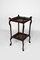 French Japonism Carved Wood & Lacquered Panels Side Table, 1880s, Image 3