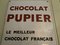 Französisches Art Deco Chocolat Pupier Werbeschild von Jean Dylen, 1920er 7