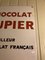 Französisches Art Deco Chocolat Pupier Werbeschild von Jean Dylen, 1920er 39
