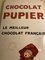 Französisches Art Deco Chocolat Pupier Werbeschild von Jean Dylen, 1920er 17