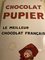 Panneau Publicitaire Chocolat Pupier Art Déco par Jean Dylen, France, 1920s 17