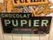 Art Deco French Chocolat Pupier Advertising Sign by Jean Dylen, 1920s 8