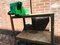 Small Vintage Industrial Steel Work Table 6