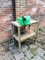 Small Vintage Industrial Steel Work Table 1