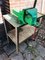 Small Vintage Industrial Steel Work Table 2