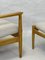 High-Back Chair with Ottoman in Beige Fabric by Edmund Homa, 1970s, Set of 2 7