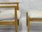 High-Back Chair with Ottoman in Beige Fabric by Edmund Homa, 1970s, Set of 2 5