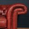 20th Century Leather Chesterfield 3-Seat Sofa, 1980s 18
